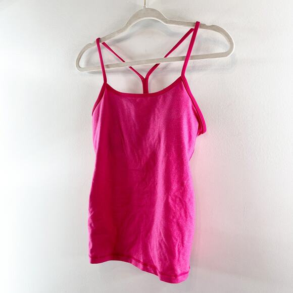 Lululemon Power Y Racerback Built in Bra Tank Top Pink 6 - Picture 5 of 6